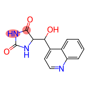 2,4-Imidazolidinedione,  5-(hydroxy-4-quinolinylmethyl)-