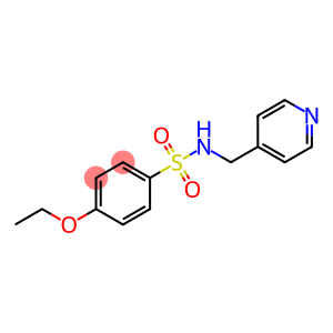 4-ethoxy-N-(pyridin-4-ylmethyl)benzenesulfonamide