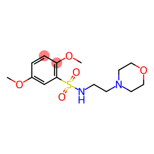 2,5-dimethoxy-N-(2-morpholinoethyl)benzenesulfonamide