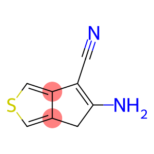 4H-Cyclopenta[c]thiophene-6-carbonitrile,  5-amino-