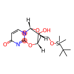 2,5-Methano-5H,9H-pyrimido[2,1-b][1,5,3]dioxazepin-9-one, 3-[[[(1,1-dimethylethyl)dimethylsilyl]oxy]methyl]-2,3-dihydro-11-hydroxy-, (2R,3R,5R,11R)-