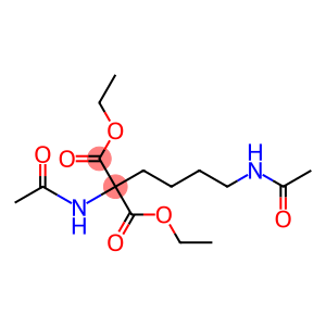 Propanedioic acid, 2-(acetylamino)-2-[4-(acetylamino)butyl]-, 1,3-diethyl ester