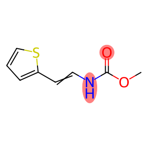 Carbamic  acid,  [2-(2-thienyl)ethenyl]-,  methyl  ester  (9CI)