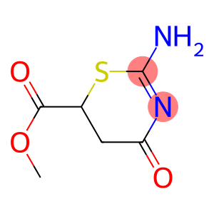 4H-1,3-Thiazine-6-carboxylicacid,2-amino-5,6-dihydro-4-oxo-,methylester