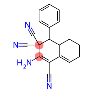 2-amino-4-phenyl-4a,5,6,7-tetrahydro-1,3,3(4H)-naphthalenetricarbonitrile