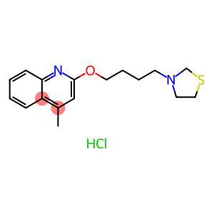 3-(4-((4-Methylquinolin-2-yl)oxy)butyl)thiazolidine dihydrochloride