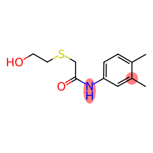 N-(3,4-dimethylphenyl)-2-[(2-hydroxyethyl)sulfanyl]acetamide