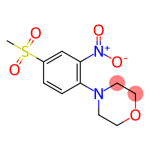 4-(4-methylsulfonyl-2-nitrophenyl)morpholine