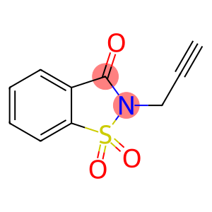 2-Propargyl-2,3-dihydro-1,2-benzoisothiazole-3-one-1,1-dioxide