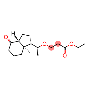 ethyl 3-((S)-1-((1S,3aR,7aR)-7a-methyl-4-oxooctahydro-1H-inden-1-yl)ethoxy)propanoate