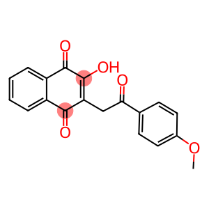 2-hydroxy-3-[2-(4-methoxyphenyl)-2-oxoethyl]naphthoquinone