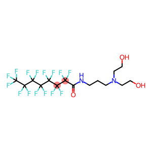 N-[3-[二(2-羟乙基)氨基]丙基]-2,2,3,3,4,4,5,5,6,6,7,7,8,8,8-十七氟辛酰胺