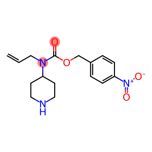 Carbamic acid, N-4-piperidinyl-N-2-propen-1-yl-, (4-nitrophenyl)methyl ester