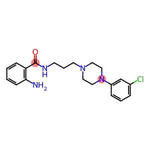 2-amino-N-{3-[4-(3-chlorophenyl)-1-piperazinyl]propyl}benzamide