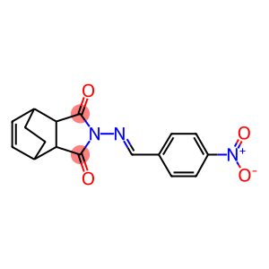 4-({4-nitrobenzylidene}amino)-4-azatricyclo[5.2.2.0~2,6~]undec-8-ene-3,5-dione