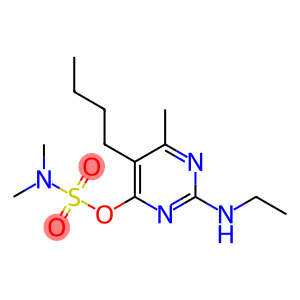 5-butyl-2-(ethylamino)-6-methylpyrimidin-4-yl dimethylsulfamate