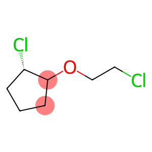 Cyclopentane, 1-chloro-2-(2-chloroethoxy)-, (1S)- (9CI)