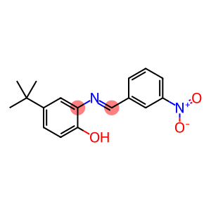 4-Tert-butyl-2-[(3-nitrophenyl)methylideneamino]phenol