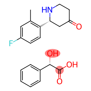 2-(4-氟-2-甲基苯基) 哌啶-4-酮-2-羟基-2-苯基乙酸酯