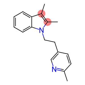 2,3-dimethyl-1-[2-(6-methyl-3-pyridinyl)ethyl]-1H-indole