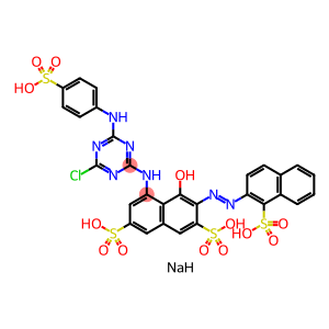 tetrasodium 5-[[4-chloro-6-[(4-sulphonatophenyl)amino]-1,3,5-triazin-2-yl]amino]-4-hydroxy-3-[(1-sulphonato-2-naphthyl)azo]naphthalene-2,7-disulphonate