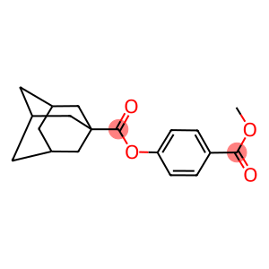 4-(methoxycarbonyl)phenyl 1-adamantanecarboxylate