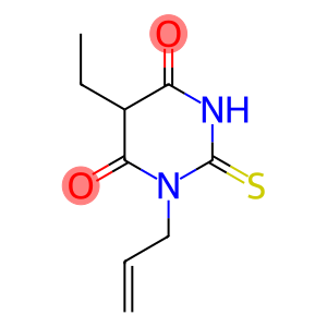 4,6(1H,5H)-Pyrimidinedione,5-ethyldihydro-1-(2-propenyl)-2-thioxo-(9CI)