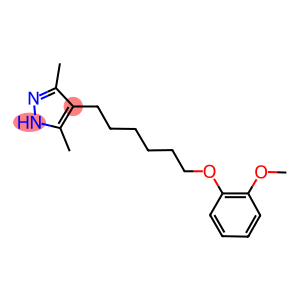 3,5-dimethyl-4-(6-{[2-(methyloxy)phenyl]oxy}hexyl)-1H-pyrazole
