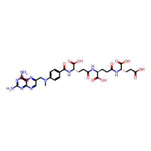 L-Glutamic acid, N-(N-(4-(((2,4-diamino-6-pteridinyl)methyl)methyl-