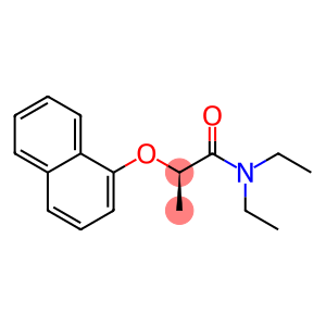 Propanamide, N,N-diethyl-2-(1-naphthalenyloxy)-, (2R)-