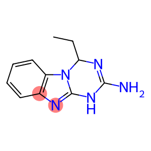 1,3,5-Triazino[1,2-a]benzimidazol-2-amine,4-ethyl-1,4-dihydro-(9CI)