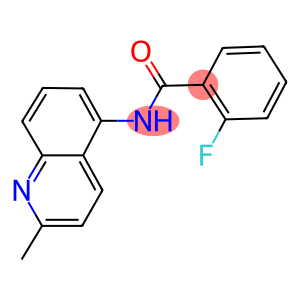 2-fluoro-N-(2-methyl-5-quinolinyl)benzamide