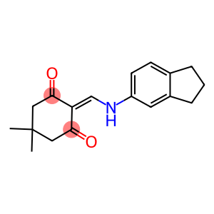 2-[(2,3-dihydro-1H-inden-5-ylamino)methylene]-5,5-dimethyl-1,3-cyclohexanedione