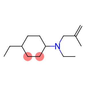 Cyclohexanamine, N,4-diethyl-N-(2-methyl-2-propenyl)- (9CI)