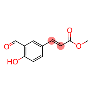 2-Propenoic acid, 3-(3-formyl-4-hydroxyphenyl)-, methyl ester, (2E)-