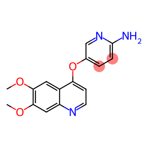 5-[(6,7-dimethoxy-4-quinolinyl)oxy]-2-Pyridinamine