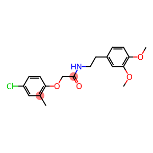 2-(4-chloro-2-methylphenoxy)-N-[2-(3,4-dimethoxyphenyl)ethyl]acetamide