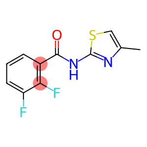Benzamide, 2,3-difluoro-N-(4-methyl-2-thiazolyl)- (9CI)