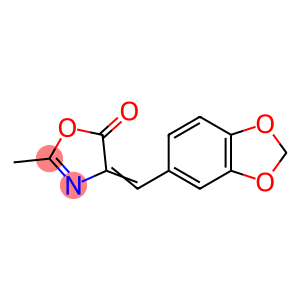 (4Z)-4-(1,3-benzodioxol-5-ylmethylidene)-2-methyl-1,3-oxazol-5-one