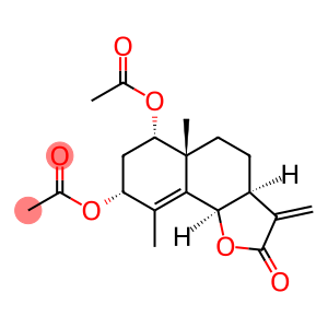 (3aS)-6β,8β-Diacetoxy-3aβ,4,5,5a,6,7,8,9bβ-octahydro-5aα,9-dimethyl-3-methylenenaphtho[1,2-b]furan-2(3H)-one