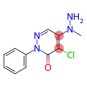 3(2H)-Pyridazinone, 4-chloro-5-(1-methylhydrazinyl)-2-phenyl-