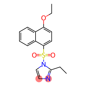 1-((4-ethoxynaphthalen-1-yl)sulfonyl)-2-ethyl-1H-imidazole