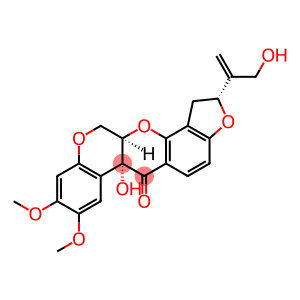 (2R,12aR)-1,2,6,6a,12,12a-Hexahydro-6aα-hydroxy-2-[1-(hydroxymethyl)ethenyl]-8,9-dimethoxy[1]benzopyrano[3,4-b]furo[2,3-h][1]benzopyran-6-one