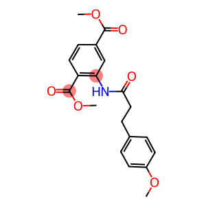 dimethyl 2-{[3-(4-methoxyphenyl)propanoyl]amino}terephthalate