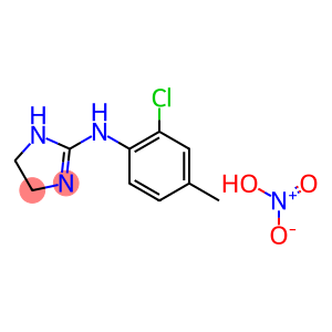 2-(2-chloro-p-toluidino)-2-imidazoline nitrate
