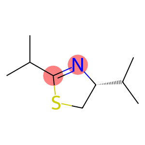 Thiazole, 4,5-dihydro-2,4-bis(1-methylethyl)-, (4R)- (9CI)