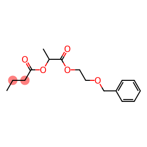 1-(2-phenylmethoxyethoxycarbonyl)ethyl butanoate