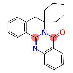 5,6-dihydrospiro(8H-isoquino[1,2-b]quinazoline-6,1'-cyclohaexane)-8-one