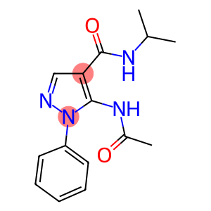 5-(acetylamino)-N-isopropyl-1-phenyl-1H-pyrazole-4-carboxamide