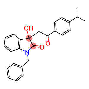 1-benzyl-3-hydroxy-3-[2-(4-isopropylphenyl)-2-oxoethyl]-1,3-dihydro-2H-indol-2-one